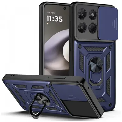 Husa pentru Motorola Moto G37 Power, Techsuit, CamShield, Albastra