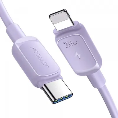 Cablu Date si Incarcare USB-C - Lightning Joyroom S-A14, 20W, 1.2m, Mov