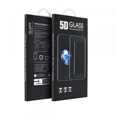 Folie de protectie Ecran OEM pentru Xiaomi Redmi Note 9 Pro / Note 9S, Sticla Securizata, Full Glue, 5D, Neagra