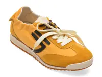 Pantofi sport GRYXX galbeni, 30076, din material textil si piele naturala