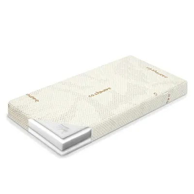 Saltea patut, New Baby, Classy, Din spuma - Visco - spuma HR, Cu husa din casmir, 120x60x12 cm, Beige