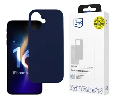 Husă 3mk - Silicone Case, iPhone 16 Plus, Dark Navy
