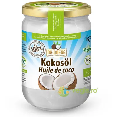 Ulei de Cocos Premium Raw Ecologic/Bio 500ml
