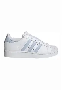 Pantofi sport Superstar II de piele - Alb/Albastru lavanda
