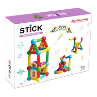 Set de constructie magnetic - stick (78 piese)
