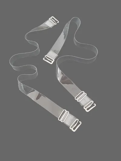 Bretele sutien transparente, 15 mm, Lemila, set trei perechi