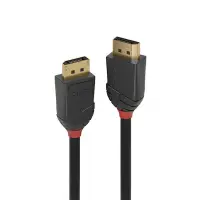 Cablu DisplayPort 16K60Hz v2.1 Black Line T-T 0.5m, Lindy L36515