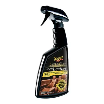Solutie curatare si intretinere piele auto Meguiars Gold Class Rich Leather 450ml