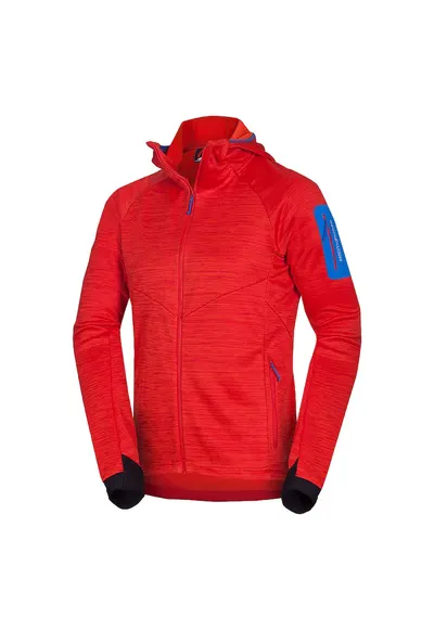 Men's universal functional hoodie DAMMASTOCK - Rosu