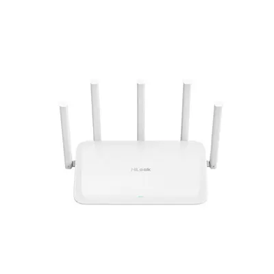 Router wireless Gigabit WiFi 6 dual band Hikvision HiLook WR-AX18, 3x porturi LAN, 1x port WAN, 2.4 - 5 GHz, 1800 Mbps, MU-MIMO, OFDMA