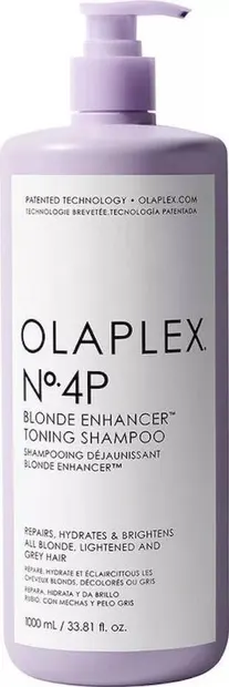 Olaplex Șampon nuanțator pentru restaurarea părului blond No. 4P, 1000 ml