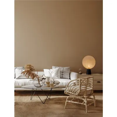 Veioza TIERRA Natural Rattan & Nisipiu Negru Metal Baza LED E27 · 1x12 Wat 100-240 Volt · IP20