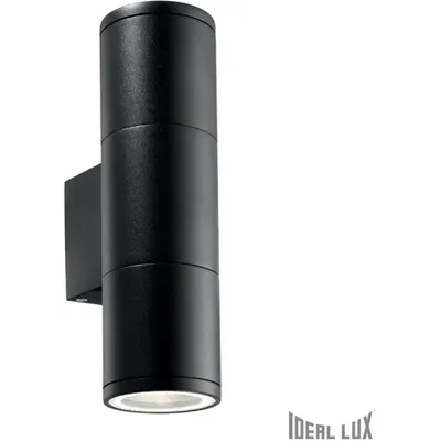 Aplica de exterior Gun Mica, 2 becuri, dulie E27, L:65 mm, H:210 mm, Negru
