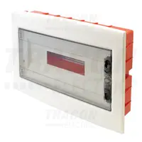 Cutie de distributie ST, usa fumurie plana EDSS-18/1 1×18 (18) modul, IP40, (H×W×D=270×440×85 mm)