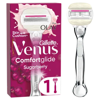Aparat de ras pentru femei Venus ComfortGlide Sugarberry, 1 bucata, Gillette