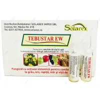 Tebustar EW 5 ml, fungicid sistemic, Nufarm, grau, orz (fainare, septorioza, ruginam patarea bruna), pomi fructiferi (fainare, monilioza), tomate (alternarioza), vita de vie (fainare) - Default Title
