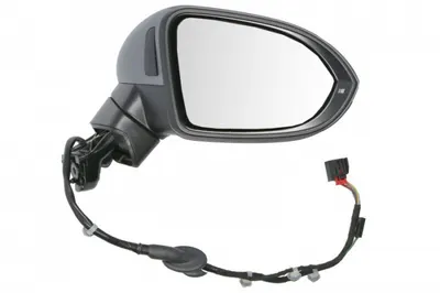 Oglinda dreapta (electric, convex, cu incalzire, asistent schimbare banda, grund, cu semnalizator) potrivit VW PASSAT B8, PASSAT B8 FL 08.14-09.23