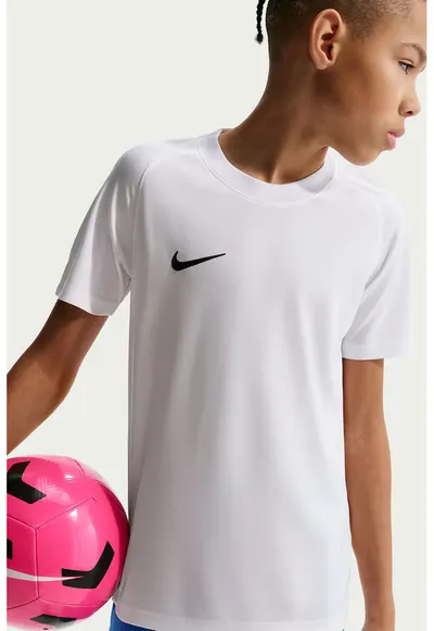 Tricou cu tehnologie Dri Fit si maneci raglan pentru fotbal Park VIII - Alb optic