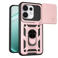 Husa pentru Oppo Reno16 / Reno16 Pro, Techsuit, CamShield, Roz Aurie