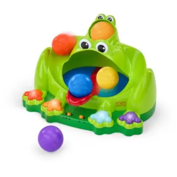 Bright Starts Poppin' Ball Frog jucărie cu activități cu melodie