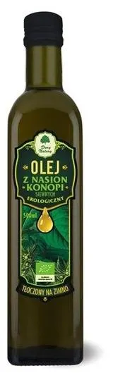 Ulei bio din semințe de cânepă, presat la rece, 500 ml, Dary Natury