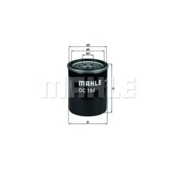 Filtru ulei MAHLE ORIGINAL OC 194