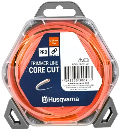 Fir de tăiere Husqvarna - Corecut, 2.7 mm, 12 m
