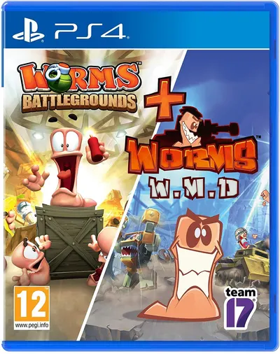 Worms Battlegrounds + Worms WMD - Double Pack (PS4)