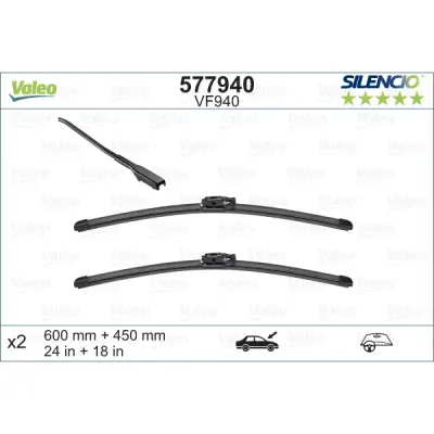 Lamela stergator VALEO 577940