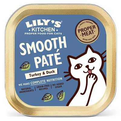 Lily’s Kitchen Smooth Pate Turkey with Duck for Adult Cats 85 g