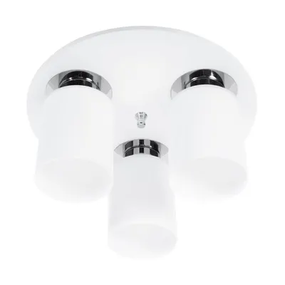 Plafoniera Andra Alb 3xE27 60W