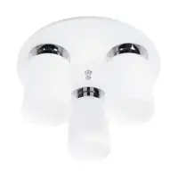 Plafoniera Andra Alb 3xE27 60W
