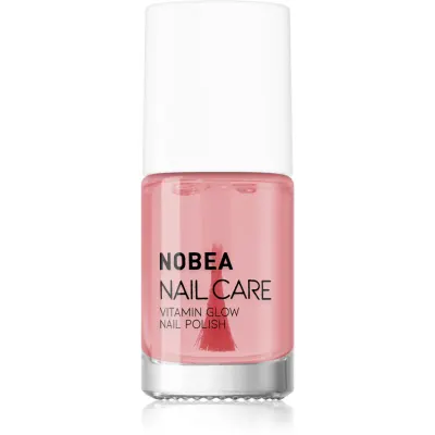NOBEA Nail Care Vitamin Glow Nail Polish lac de unghii pentru ingrijire 6 ml