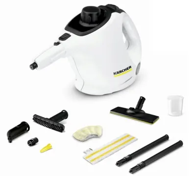Aparat de curățat cu abur Karcher - SC 1 EasyFix, 1200W, 0.2 l, alb