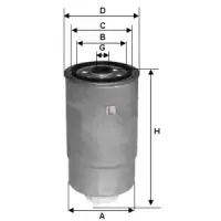 Filtru combustibil SOFIMA S 8501 NR