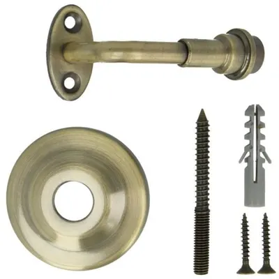 Suport Mana Curenta din Lemn, Fi70 x 74.5 mm, Finisaj Antic Auriu