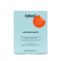 Plasturi invizibili anti-acnee cu acid succinic niacinamida si acid hialuronic Microdart Patch, 9 bucati, Indeed Labs