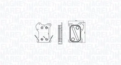 Radiator Ulei Potrivit Fiat 500, 500 C, 500l, Doblo, Doblo Minivan, Fiorino, Fiorino Minivan, Grande Punto, Idea, Palio, Panda, Panda Hatchback, Punto, Punto Evo, Punto Evo Hatchback 1.3d 06.03
