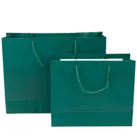 Pungi Cadou Orizontale (Landscape) Uni (set 12 buc) - Gri / 40x31x12cm