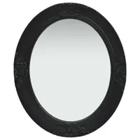 vidaXL Oglindă de perete în stil baroc, negru, 50 x 60 cm