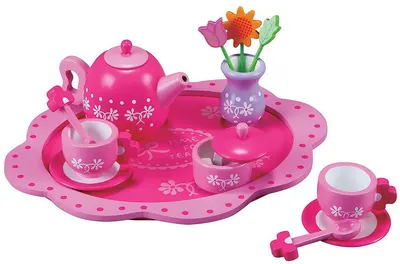Set de servit ceai Lelin - Flori