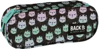 Penar școlar oval BackUp A - Rainbow Cat, 1 fermoar