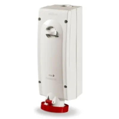 Priza interblocabilan63A 3P+E 11h 440-460V 60Hz 136X390MM terminal cu surub Cu interblocaj mecanic
