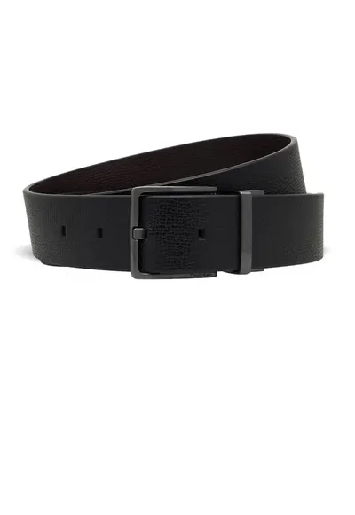 Curea din piele reversibila K50K510072 - Maro inchis/Negru