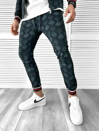 Pantaloni de trening, imprimeu, conici 10275 P18-4.1
