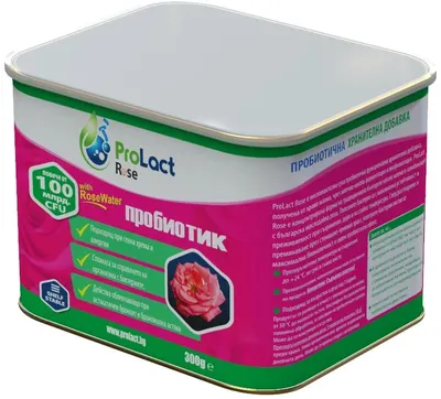 Rose Probiotic pentru menopauză și pentru o funcție respiratorie mai ușoară, 300 g, ProLact