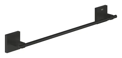Bara prosop Grohe, Start Cube Towel Rail 450mm, fixare ascunsa, 450mm lungime, montare pe perete, negru