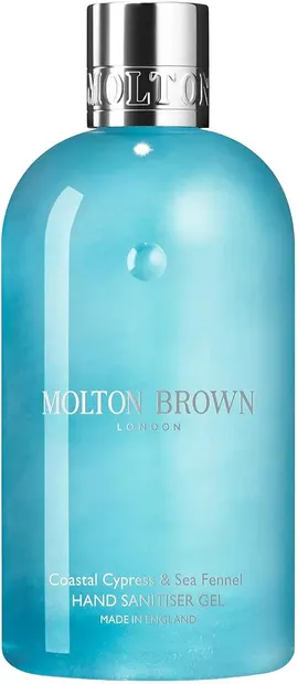 Molton Brown Gel dezinfectant pentru mâini Coastal Cypress & Sea Fennel, 295 ml