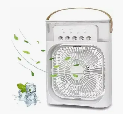 Ventilator portabil cu umidificator incorporat conectare USB cu lumina de noapte