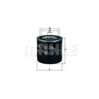 Filtru ulei MAHLE ORIGINAL OC 236